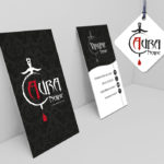 Aura Noire - logo et carte de visite