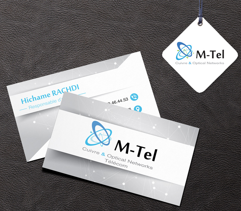 M-Tel networks – logo & carte de visite